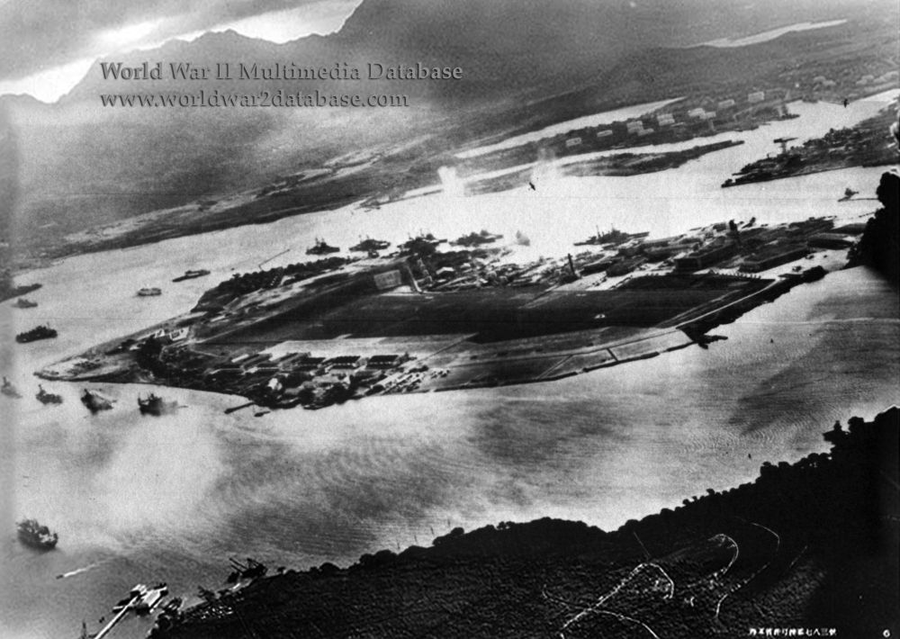 U.S.S. Neosho (A0-23) in Pearl Harbor - December 7th, 1941