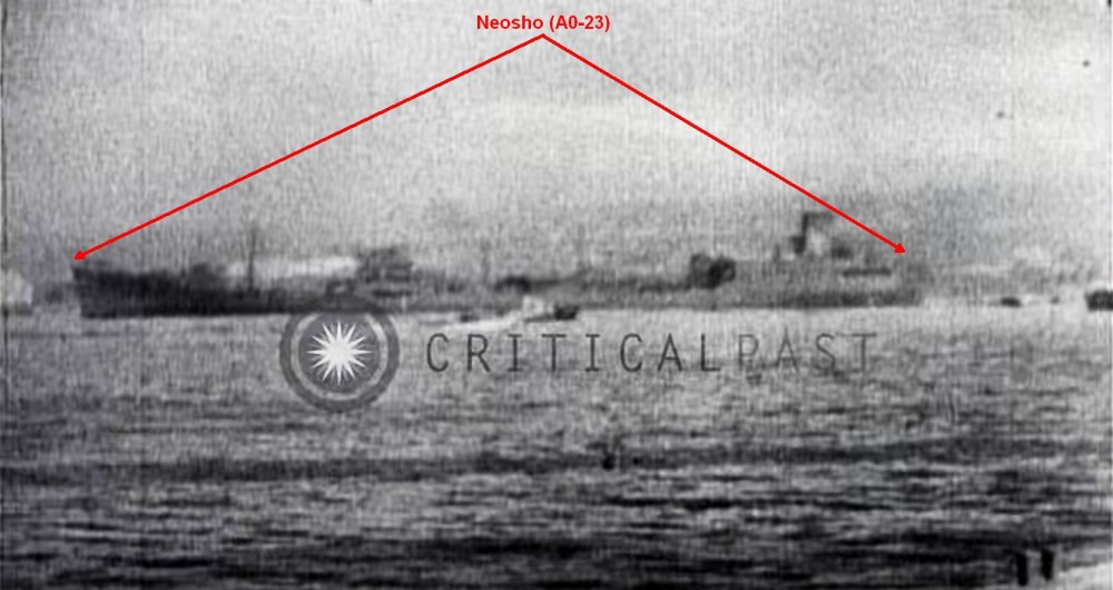 U.S.S. Neosho (A0-23) in Pearl Harbor - December 7th, 1941