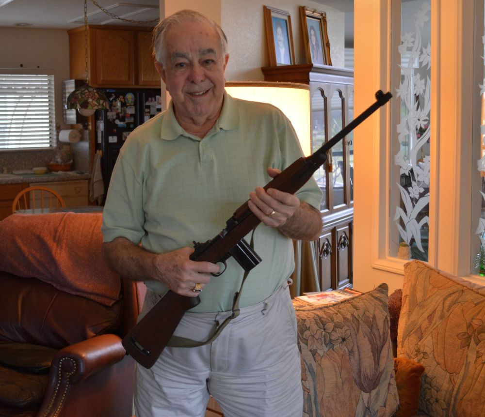 James Scotella wih M1 Carbine
