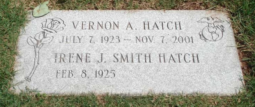 Vernon Alfred Hatch Grave Marker