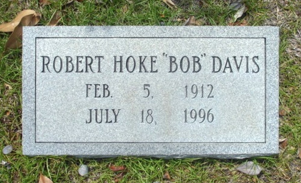 Robert H Davis February 5, 1912 - July 18, 1996 Grave Marker